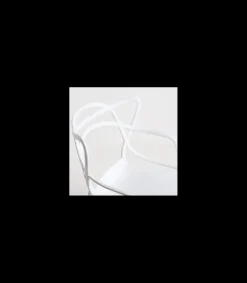 Pack 4 sillas polipropileno Concha color blanco, 51.5 cm(ancho ) 82.5 cm(altura) 57 cm(fondo)
