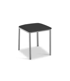 Pack 4 taburetes bajos de cocina o comedor acabado negro, 40 cm(alto)33 cm(ancho)33 cm(largo)