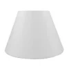 Pantalla cono acabado hilo blanco 23 cm (alto) 40 cm (ancho).