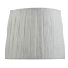 Pantalla cono rugosa cogida superior acabado beige 20 cm (alto) 40 cm (ancho).