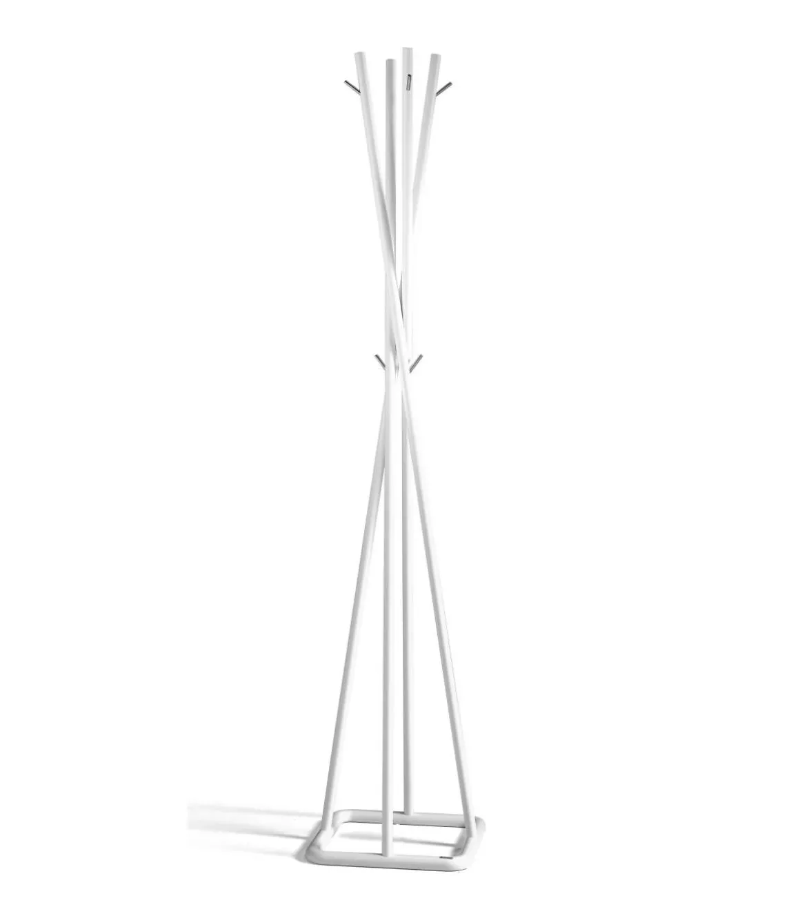 Perchero mod. 469 acabado lacado blanco, 180cm(alto) 38cm(ancho) 38cm(largo)