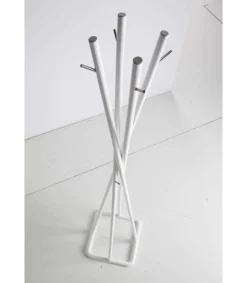 Perchero mod. 469 acabado lacado blanco, 180cm(alto) 38cm(ancho) 38cm(largo)