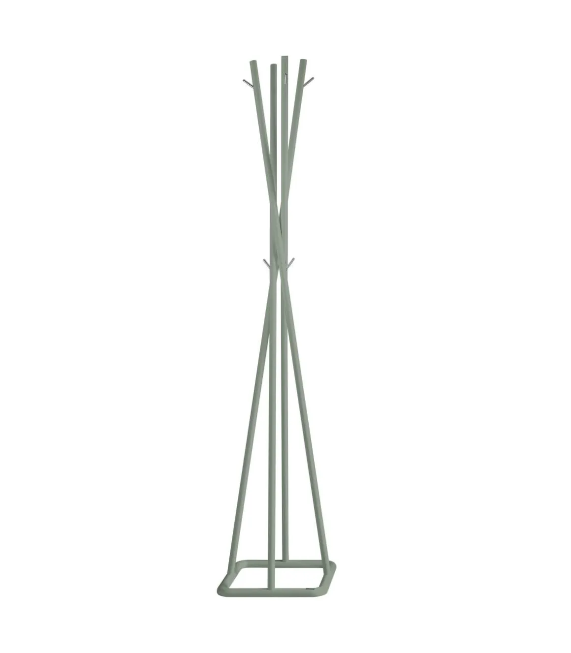 Perchero mod. 469 acabado lacado verde, 180cm(alto) 38cm(ancho) 38cm(largo)
