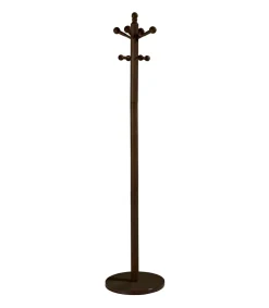 Perchero mod. 410 acabado lacado wengué, 170 cm(alto)35 cm(ancho)35 cm(largo)