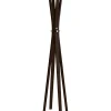 Perchero mod. 455 acabado lacado wengué, 182cm(alto) 42cm(ancho) 42cm(largo)