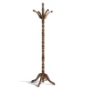 Perchero mod. 445 clasico acabado lacado nogal, 182 cm(alto)44 cm(ancho)44 cm(largo)