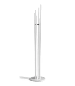 Perchero moderno mod. 471 acabado lacado en blanco, 182 cm(alto)34 cm(ancho)34 cm(largo)