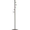Perchero moderno mod. 401 herrajes cromo satinado lacado moka, 185 cm(alto)35 cm(ancho)35 cm(largo)