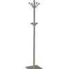 Perchero mod. 429 moderno herrajes cromo satinado lacado verde, 180 cm(alto)34 cm(ancho)34 cm(largo)
