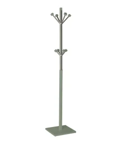 Perchero mod. 429 moderno herrajes cromo satinado lacado verde, 180 cm(alto)34 cm(ancho)34 cm(largo)