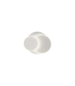 Plafón led modelo Bossa acabado blanco, 2cm(alto) 22cm(ancho) 22cm(fondo) .