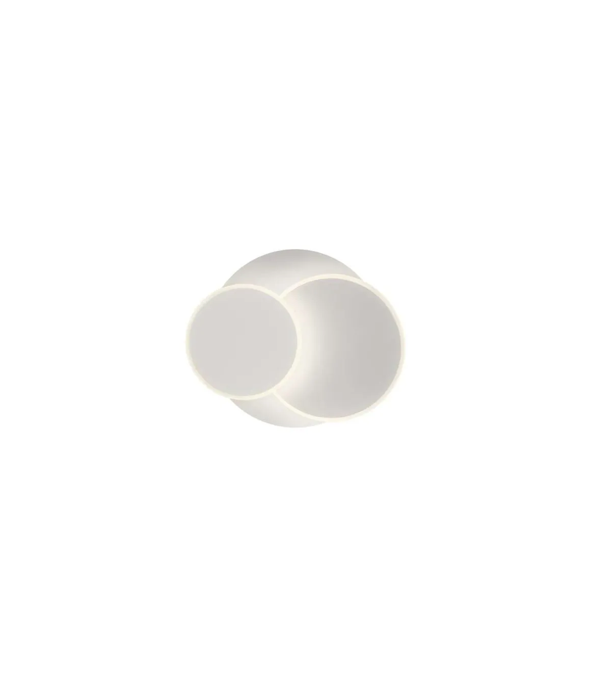 Plafón led modelo Bossa acabado blanco, 2cm(alto) 22cm(ancho) 22cm(fondo) .