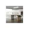 Plafón led modelo Link acabado blanco, 6cm(alto) 58cm(ancho) 15cm(fondo) .