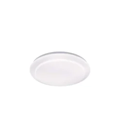 Plafón led modelo Nuno-38 acabado blanco, 5cm(alto) 38cm(ancho) 38cm(fondo) .