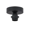 Plafón una luz modelo Larrue acabado negro 12 cm (alto)9 cm(ancho)9 cm(fondo)