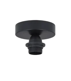 Plafón una luz modelo Larrue acabado negro 12 cm (alto)9 cm(ancho)9 cm(fondo)