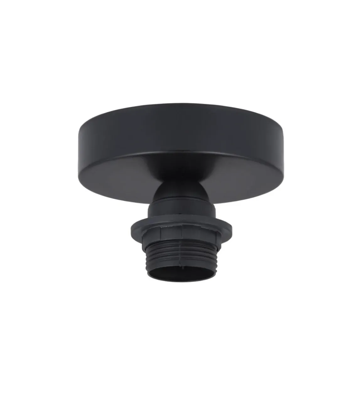 Plafón una luz modelo Larrue acabado negro 12 cm (alto)9 cm(ancho)9 cm(fondo)
