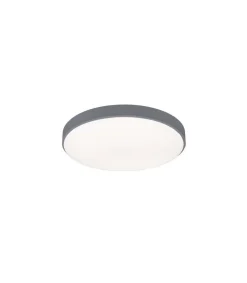 Plafon led a techo Bertie acabado gris 6cm(alto) 4cm(ancho) 40cm(fondo