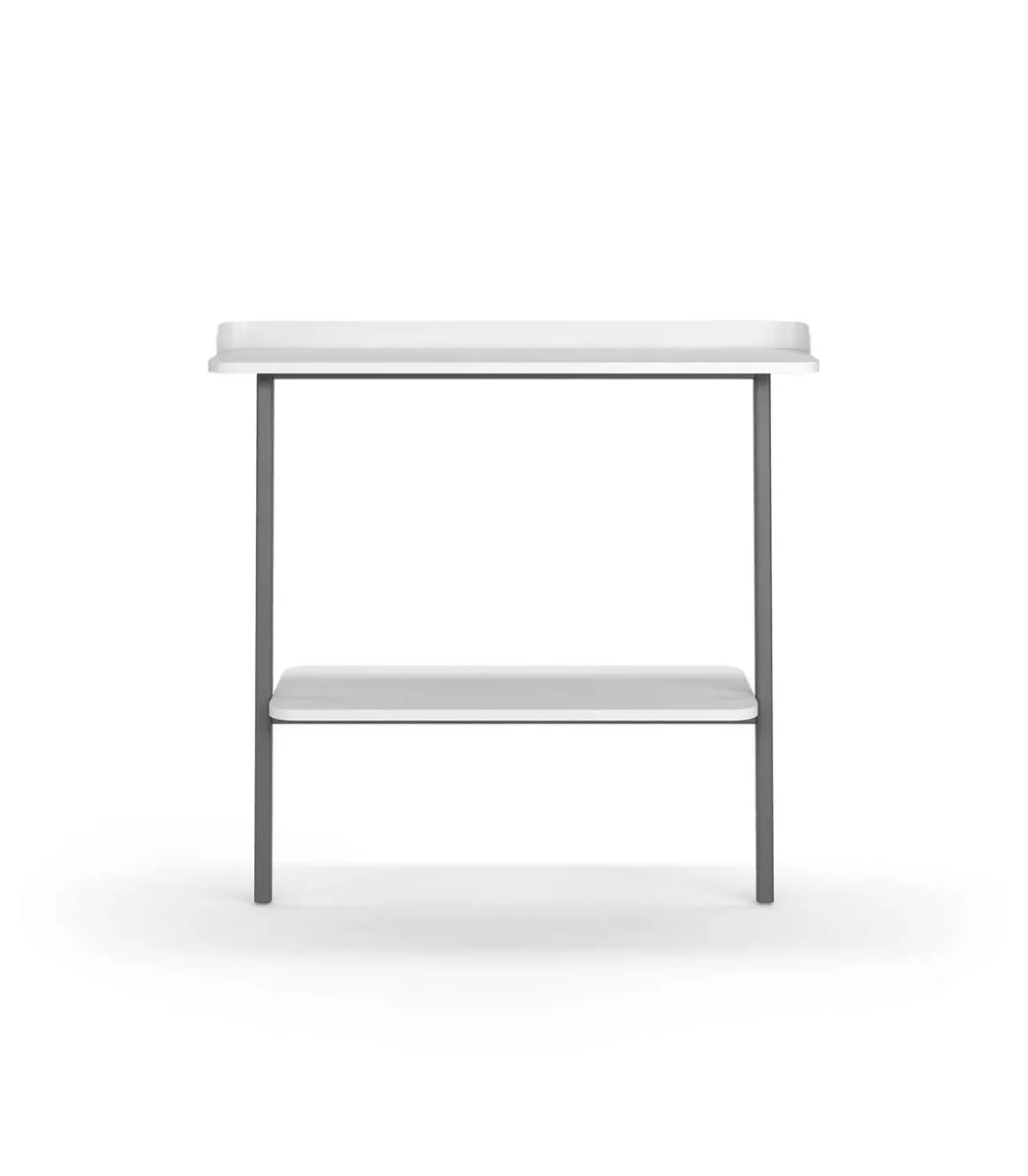 Recibidor modelo 787 acabado blanco/grafito, 87.5 cm (alto) x 111 cm (ancho) x 31 cm (prof.)