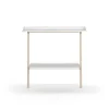 Recibidor modelo 787 acabado blanco/roble, 87.5 cm (alto) x 111 cm (ancho) x 31 cm (prof.)