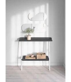 Recibidor modelo 787 acabado grafito/blanco, 87.5 cm (alto) x 111 cm (ancho) x 31 cm (prof.)