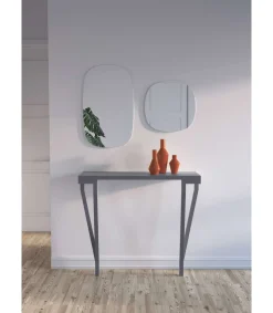 Recibidor modelo 732 acabado gris, 79cm(alto) 90cm(ancho) 28cm(prof.)
