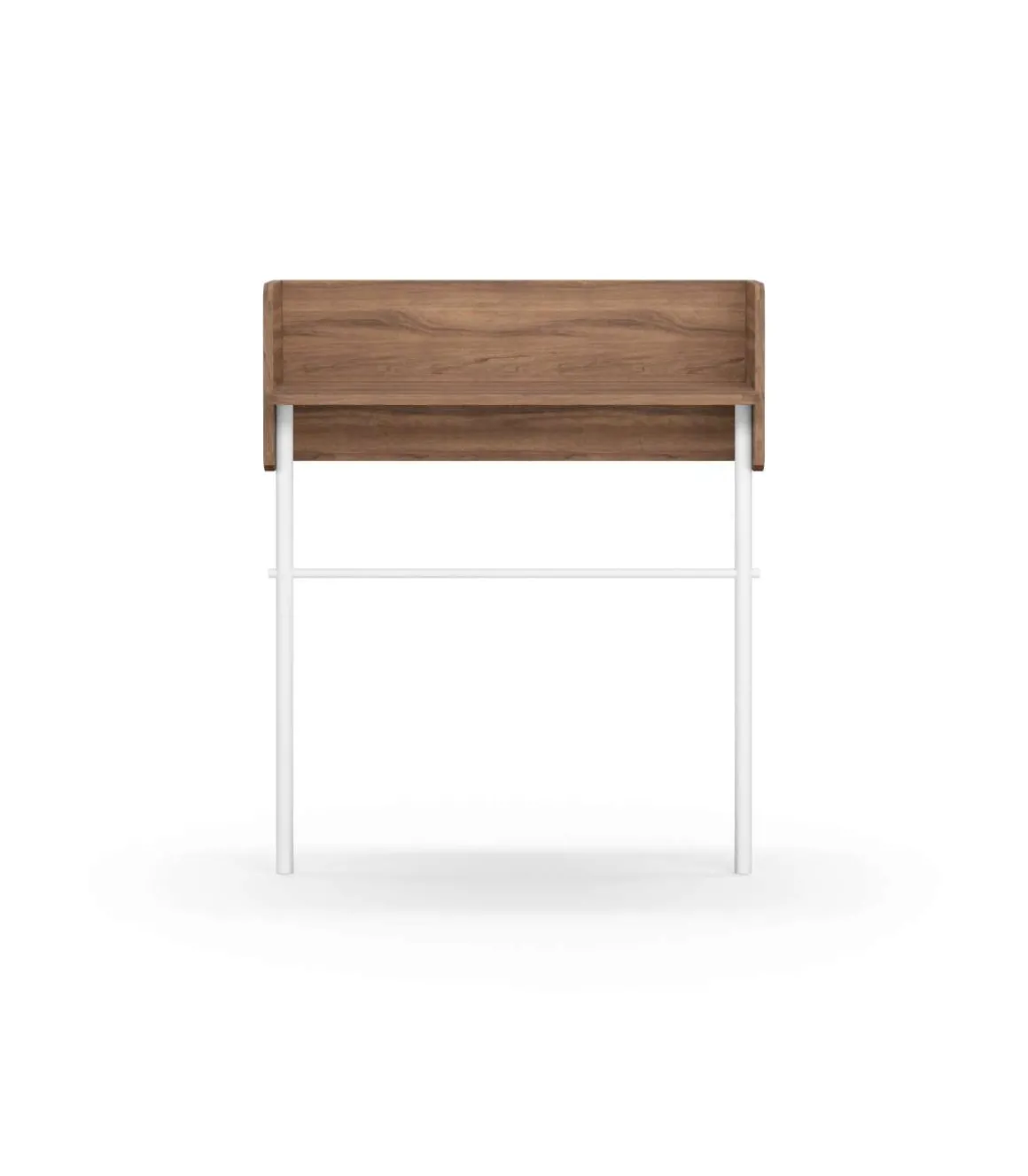 Recibidor modelo 789 acabado nogal/blanco, 97 cm (alto) x 80 cm (ancho) x 30 cm (prof.)