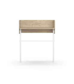Recibidor modelo 789 acabado roble/blanco, 97 cm (alto) x 80 cm (ancho) x 30 cm (prof.)
