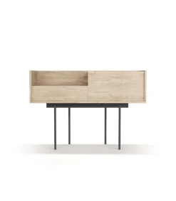 Recibidor modelo 673 acabado roble, 84cm(alto) 122cm(ancho) 42cm(prof.)