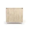 Recibidor zapatero 2 puertas modelo 526 acabado roble claro, 87 cm (alto) x 90 cm (ancho) x 25.5 cm (prof.)
