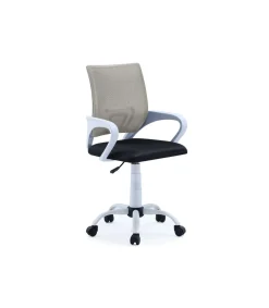Silla de escritorio giratoria Line acabado negro/gris claro, 90/102 cm(alto)60 cm(ancho)60 cm(largo)