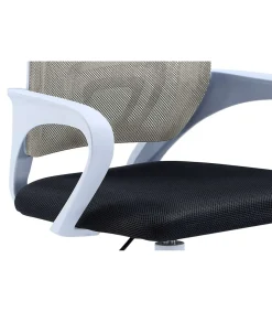 Silla de escritorio giratoria Line acabado negro/gris claro, 90/102 cm(alto)60 cm(ancho)60 cm(largo)