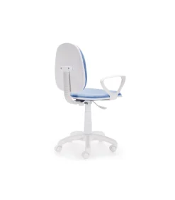 Silla de escritorio giratoria Dolphin en color azul 79-91 cm(alto)54 cm(ancho)54 cm(fondo).