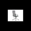 Silla de estudio con respaldo alto modelo Nueva Marsella acabado gris, 60cm(ancho ) 106-116cm(altura) 62cm(fondo)