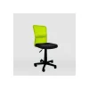 Silla de oficina Alba acabado negro/verde. Alto: 83.5-95.5cm Ancho: 55cm Fondo: 55cm.