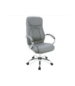 Silla de oficina Angela en gris. Alto: 115-125. Ancho: 62. Fondo: 69,5
