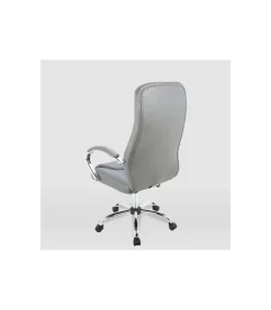 Silla de oficina Angela en gris. Alto: 115-125. Ancho: 62. Fondo: 69,5