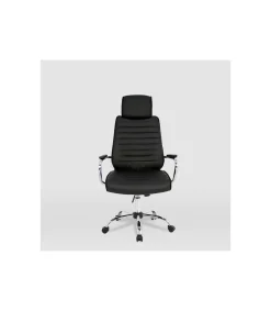 Silla de oficina Diana acabado negro. Alto: 118/127cm Ancho: 65.5cm Fondo: 64cm.