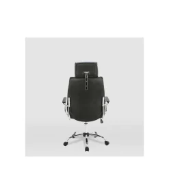 Silla de oficina Diana acabado negro. Alto: 118/127cm Ancho: 65.5cm Fondo: 64cm.