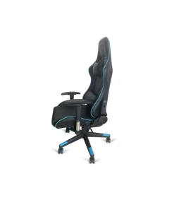 Silla de oficina gaming modelo Matrix altura regulable acabado negro/azul. 70cm(ancho ) 125/135cm(altura) 65cm(fondo)