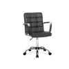 Silla de oficina Isabella en negro. Alto: 89-104, Ancho: 51, Fondo: 49.