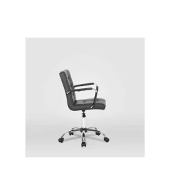 Silla de oficina Isabella en negro. Alto: 89-104, Ancho: 51, Fondo: 49.