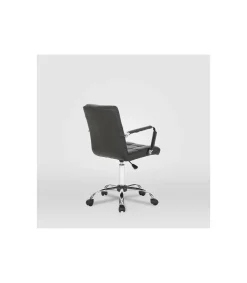 Silla de oficina Isabella en negro. Alto: 89-104, Ancho: 51, Fondo: 49.