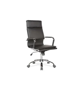 Silla de oficina Jana en negro. Alto: 106-114. Ancho: 55. Fondo: 65.