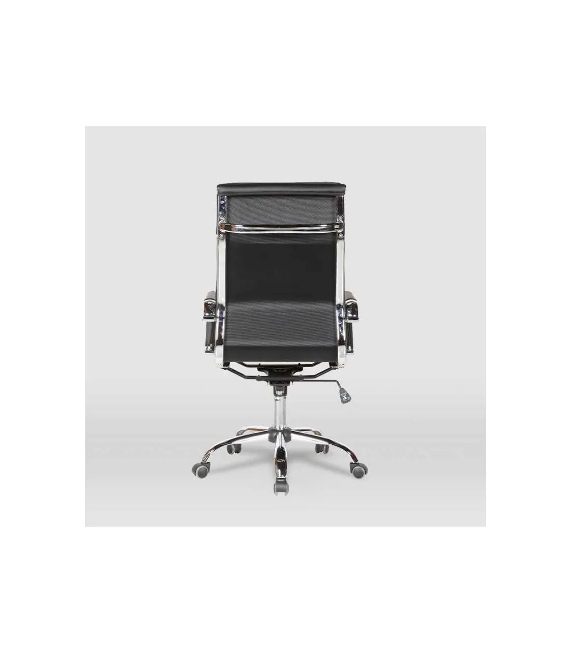Silla de oficina Jana en negro. Alto: 106-114. Ancho: 55. Fondo: 65.