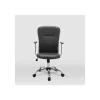 Silla de oficina Magali acabado negro. Alto: 98.5/107.5cm Ancho: 56cm Fondo: 59cm.