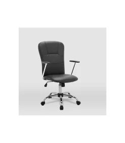 Silla de oficina Magali acabado negro. Alto: 98.5/107.5cm Ancho: 56cm Fondo: 59cm.