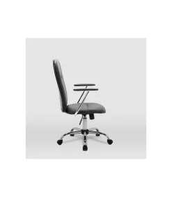 Silla de oficina Magali acabado negro. Alto: 98.5/107.5cm Ancho: 56cm Fondo: 59cm.