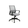 Silla despacho de diseño moderno, giratoria, elevable acabado gris, 113-123 cm(alto)60 cm(ancho)61 cm(largo)
