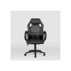 Silla gaming Olimpia tapizada en piel sintética negro, 118/127cm(alto) 64.5cm(ancho) 71cm(largo)